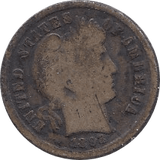 1893 SILVER DIME USA - SILVER WORLD COINS - Cambridgeshire Coins