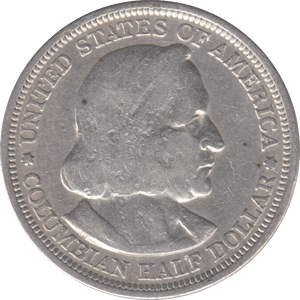 1893 SILVER HALF DOLLAR USA - SILVER WORLD COINS - Cambridgeshire Coins