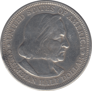 1893 SILVER HALF DOLLAR USA - SILVER WORLD COINS - Cambridgeshire Coins