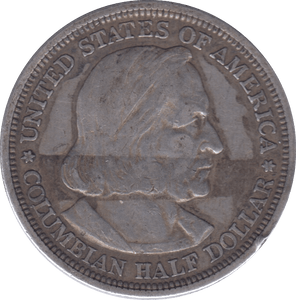 1893 SILVER HALF DOLLAR USA - SILVER WORLD COINS - Cambridgeshire Coins