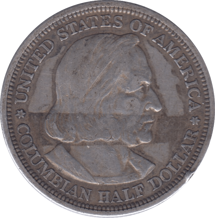 1893 SILVER HALF DOLLAR USA - SILVER WORLD COINS - Cambridgeshire Coins