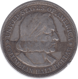 1893 SILVER HALF DOLLAR USA - SILVER WORLD COINS - Cambridgeshire Coins