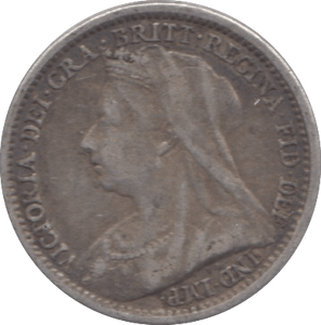 1893 SILVER THREEPENCE ( FINE ) - Threepence - Cambridgeshire Coins