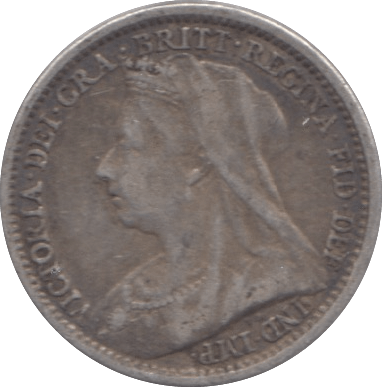 1893 SILVER THREEPENCE ( FINE ) - Threepence - Cambridgeshire Coins