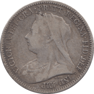 1893 SIXPENCE ( FINE ) 8 - SIXPENCE - Cambridgeshire Coins