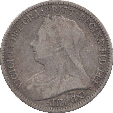 1893 SIXPENCE ( FINE ) 8 - SIXPENCE - Cambridgeshire Coins