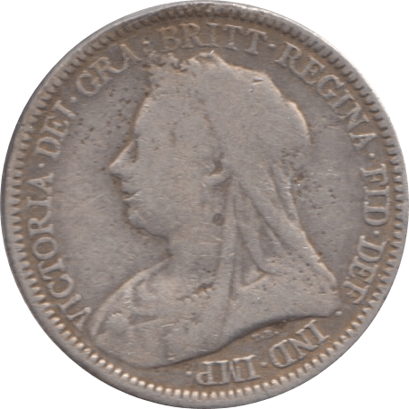 1893 SIXPENCE ( GF ) 3 - Sixpence - Cambridgeshire Coins