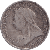 1893 SIXPENCE ( GF ) - Sixpence - Cambridgeshire Coins