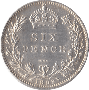 1893 SIXPENCE ( PROOF ) - Sixpence - Cambridgeshire Coins