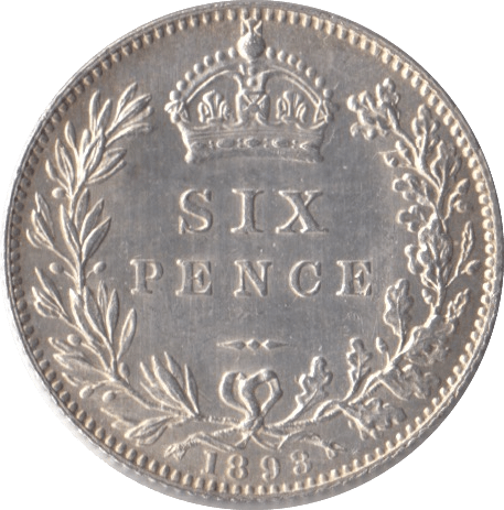 1893 SIXPENCE ( PROOF ) - Sixpence - Cambridgeshire Coins