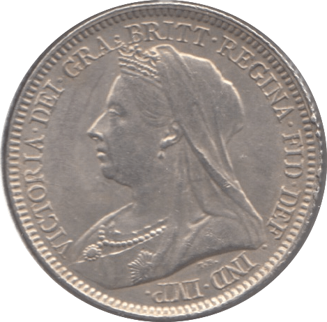 1893 SIXPENCE ( UNC ) 3 - Sixpence - Cambridgeshire Coins