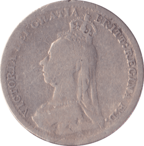1893 THREEPENCE ( F ) JUBILEE HEAD - Threepence - Cambridgeshire Coins