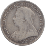 1893 THREEPENCE ( FINE ) - Threepence - Cambridgeshire Coins