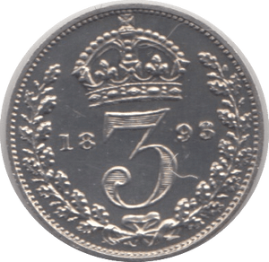 1893 THREEPENCE ( PROOF ) - Cambridgeshire Coins
