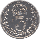 1893 THREEPENCE ( PROOF ) - Cambridgeshire Coins