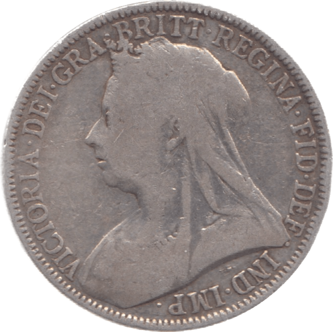 1893 TWO SHILLINGS ( FINE ) - Florin - Cambridgeshire Coins