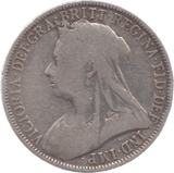 1893 TWO SHILLINGS ( FINE ) - Florin - Cambridgeshire Coins