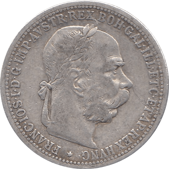 1894 .835 SILVER KRONE AUSTRIA REF H52 - SILVER WORLD COINS - Cambridgeshire Coins
