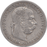 1894 .835 SILVER KRONE AUSTRIA REF H52 - SILVER WORLD COINS - Cambridgeshire Coins