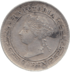 1894 CEYLON SILVER 10 CENTS ( VF ) - WORLD COINS - Cambridgeshire Coins