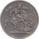 1894 CROWN ( FINE ) 6 - CROWN - Cambridgeshire Coins