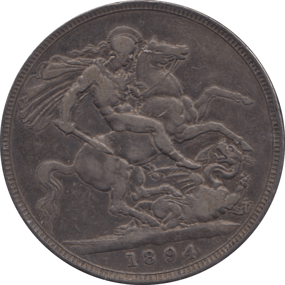 1894 CROWN ( FINE ) LVIII 5 - Crown - Cambridgeshire Coins