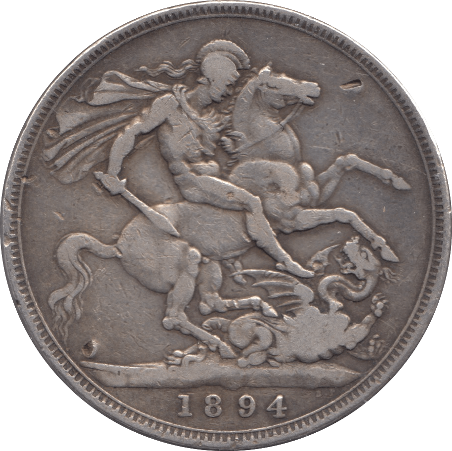 1894 CROWN ( FINE ) LVIII - Crown - Cambridgeshire Coins