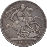 1894 CROWN ( FINE ) LVIII - Crown - Cambridgeshire Coins