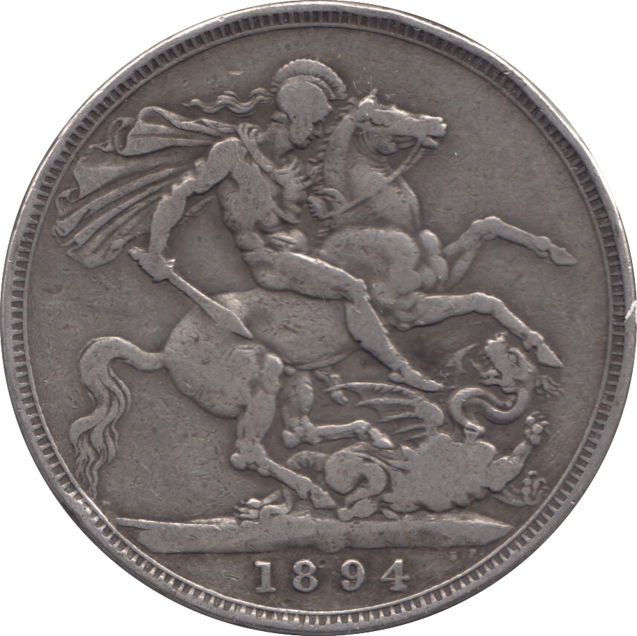 1894 CROWN ( FINE ) VIII - Crown - Cambridgeshire Coins