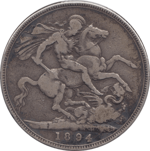 1894 CROWN ( GF ) - CROWN - Cambridgeshire Coins