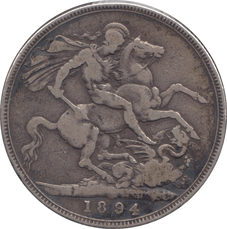 1894 CROWN ( GF ) - CROWN - Cambridgeshire Coins