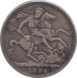 1894 CROWN ( GF ) - CROWN - Cambridgeshire Coins