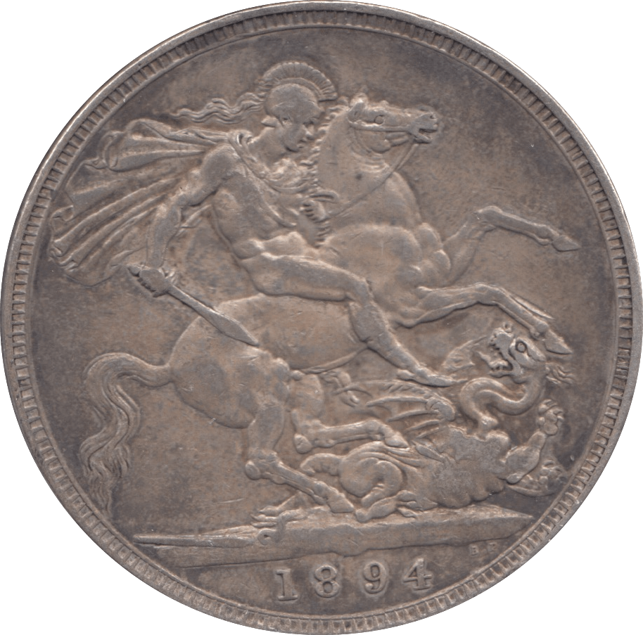 1894 CROWN ( GVF ) LVIII 6 - Crown - Cambridgeshire Coins