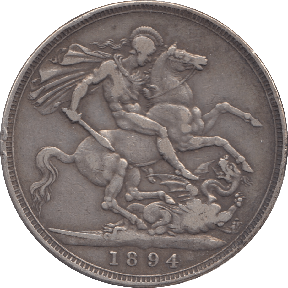 1894 CROWN ( VF ) LVIII 3 - CROWN - Cambridgeshire Coins