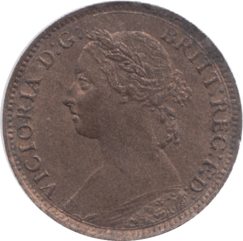 1894 FARTHING ( AUNC ) 18 - Farthing - Cambridgeshire Coins