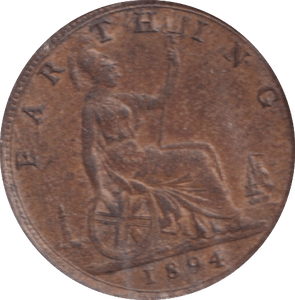 1894 FARTHING ( AUNC ) - Farthing - Cambridgeshire Coins
