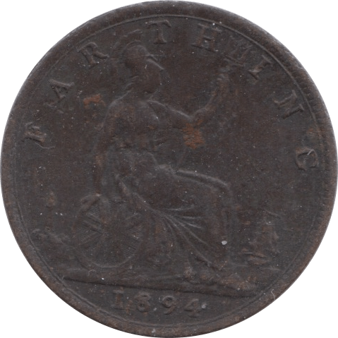 1894 FARTHING ( FAIR ) - Farthing - Cambridgeshire Coins