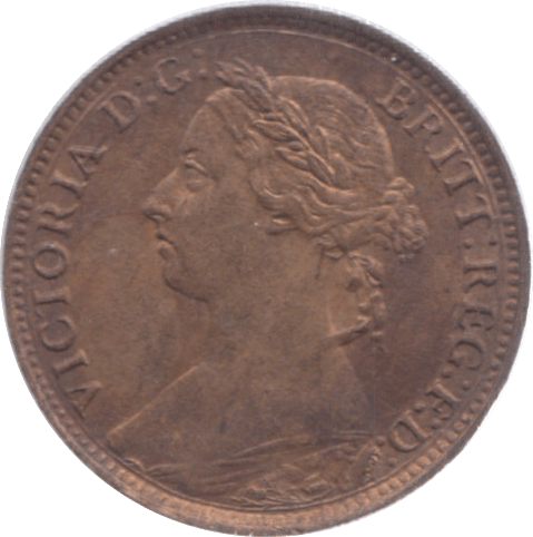 1894 FARTHING ( UNC ) 18 - Farthing - Cambridgeshire Coins