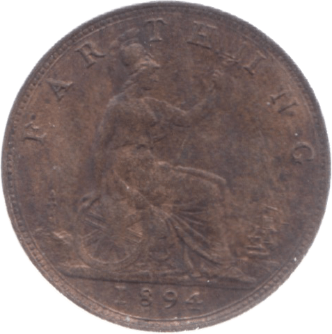 1894 FARTHING ( UNC ) 18 - Farthing - Cambridgeshire Coins