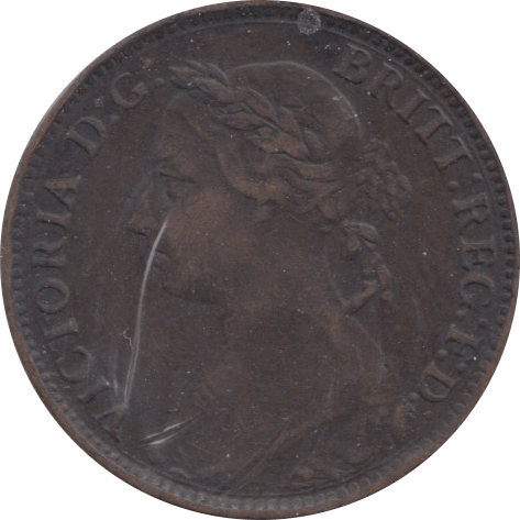 1894 FARTHING ( VF ) - Farthing - Cambridgeshire Coins