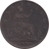 1894 FARTHING ( VF ) - Farthing - Cambridgeshire Coins