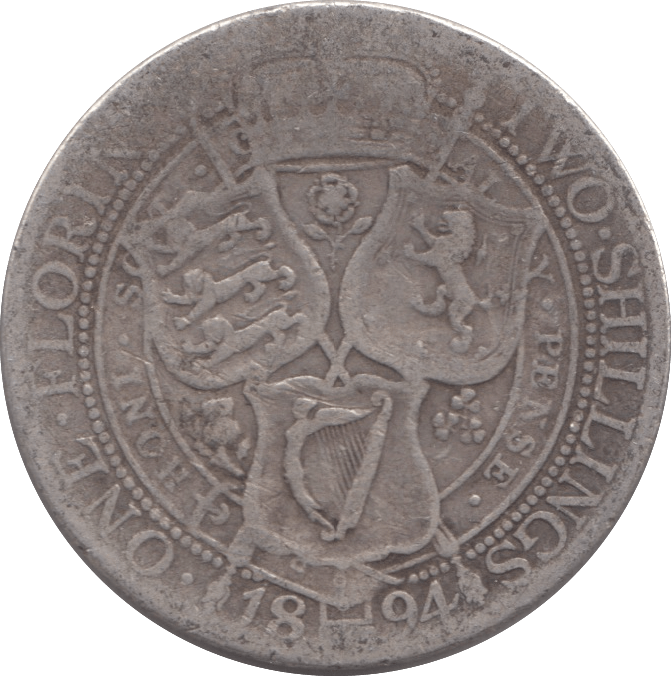 1894 FLORIN ( NF ) 2 - Florin - Cambridgeshire Coins