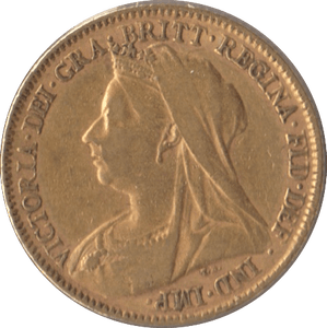 1894 GOLD HALF SOVEREIGN ( GVF ) 3 - Half Sovereign - Cambridgeshire Coins