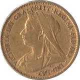 1894 GOLD HALF SOVEREIGN ( GVF ) 3 - Half Sovereign - Cambridgeshire Coins