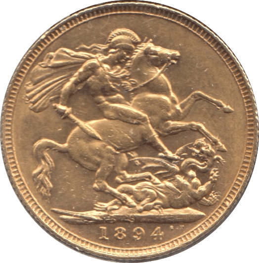 1894 GOLD SOVEREIGN ( AUNC ) SYDNEY MINT - Sovereign - Cambridgeshire Coins