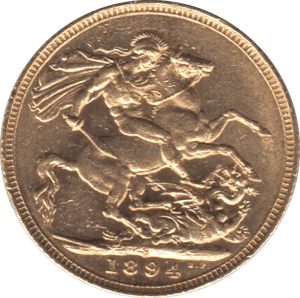 1894 GOLD SOVEREIGN ( EF ) - Sovereign - Cambridgeshire Coins