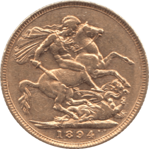 1894 GOLD SOVEREIGN MELBOURN MINT ( EF ) - Sovereign - Cambridgeshire Coins