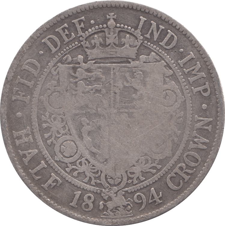 1894 HALFCROWN ( FAIR ) - Halfcrown - Cambridgeshire Coins