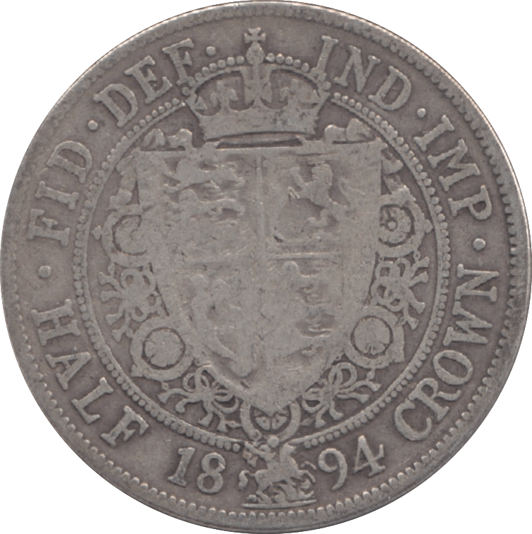 1894 HALFCROWN ( FINE ) - Halfcrown - Cambridgeshire Coins