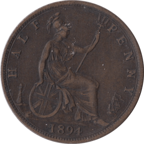 1894 HALFPENNY ( FINE ) - Halfpenny - Cambridgeshire Coins